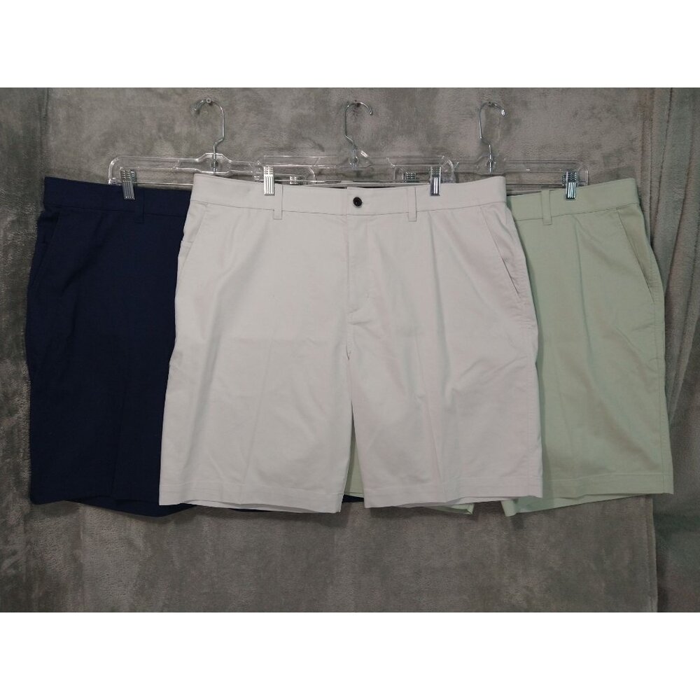 Nike Shorts Mens 42 Dri Fit UV Golf Chino Flat Front High Rise Stretch Lot of 3